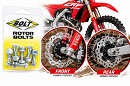 BOLT Honda Brake Disc Bolts & Nuts (6 pcs.) Front or Rear CR125/250 95-08 / CRF250/450 02-27 / CRF250/450X 04-27