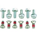 BOLT Yamaha Rotor Bolts SET Front & Rear (12 pcs.) YZ125/250 99-26 / YZF250/450 01-26 / WRF250/400/426/450 01-26