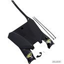 CYCRA Front Numberplate Stadium CRF450 21-25 / CRF250 22-25 BLACK