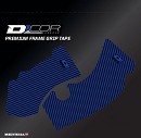 D'Cor Frame Grip Tape BLUE YZ125/250 05-26 / Fantic XX125/250 21-26