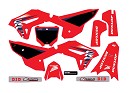 D'Cor Graphic Kit CRF250 22-24 HRC 26 Honda BLACK Background