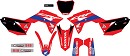 D'Cor Graphic Kit CRF250 19-21 HRC Honda Black Background