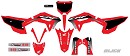 D'Cor Graphic Kit CRF250 22-24 HRC Honda Black Background