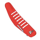 D'Cor Seatcover CRF250 18-21 / CRF450 17-20 Geico Honda Red + White Ribs