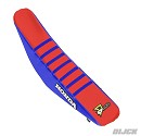 D'Cor Seatcover CRF250 18-21 / CRF450 17-20 Geico Honda Blue + Red Top + Blue Ribs