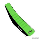 D'Cor Seatcover KXF250 17-20 / KXF450 16-18 Kawasaki Black Sides + Green Top + Green Ribs