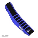 D'Cor Seatcover YZ85 22--23 Yamaha Blue + Black Top + Blue Ribs