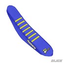 D'Cor Seatcover HUSQVARNA TC/FC125-450 16-18 / TE/FE 250-501 17-19 Blue + Yellow Ribs