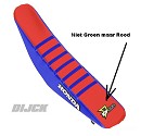 D'Cor Seatcover CRF250 22-23 / CRF450 21-23 Honda Red / Blue