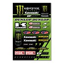 D'Cor Decal Sheet Monster Kawasaki Racing