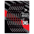 D'Cor Rim Decals 21 Front Honda Logos