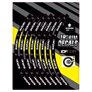 D'Cor Rim Decals 19 Rear Suzuki Logos