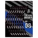 D'Cor Rim Decals 19 Rear Yamaha Logos