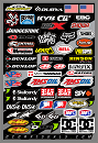 D'Cor Decal Sheet Misc MX Logos