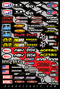 D'Cor Decal Sheet Misc MX Logos Cor2