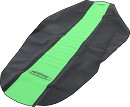SDG 9-Pleat Seatcover KXF450 12-15 / KXF250 12-16 GREEN / BLACK