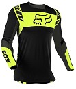 FOX 360 Flexair Mach ONE Shirt Size L Black/Fluor Yellow