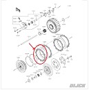 KX OEM Koppelings Plaat Kurk KXF250 21-26