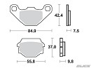 MINO Brake Pads Sinter FA 67