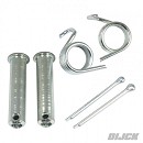 MINO Footpegs Pinset+ springs YZ/YZF125-450 90-15 /  KX/KXF125-450 90-22 11mm