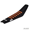Enjoy KTM Seatcover SX85 25-26 Black + Orange Ribs