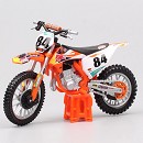 BURAGO KTM Mini Motor JEFFREY HERLINGS Red Bull SXF450 Replica Schaal 1:18
