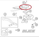 KTM OEM Kapje voorremcylinder SX50 2004-2023