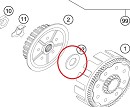 KTM OEM Ring koppeling SX125 97-18