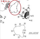 KTM OEM Ignition Cover Gasket EXC250/300 TPI 2017 t/m 2023