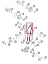 KTM OEM Distributieketting SXF250 09-12 / EXC-F250 09-13 / SXF450 16-18 / EXC-F450 16-19 / EXC-F500 20-23 / FC450 16-18 / FE450 16-19