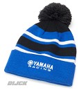 YZ OEM YAMAHA Paddock Blue Pompom Beanie Adult