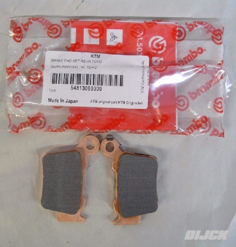 Remmen Ktm Oem Brake Pad Set Rear Toyo Fa368 Van Dijck