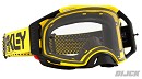 OAKLEY Airbrake MX Goggle Moto Yellow Clear Lens