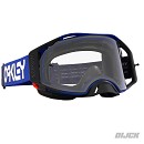 OAKLEY Airbrake MX Goggle Moto Blue Clear Lens