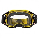 OAKLEY Airbrake MX Goggle Moto Yellow B1B Clear Lens