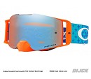 OAKLEY Goggle Front Line TLD Starbust Blue/Orange - Prizm Black Iridium Lens