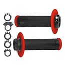 PRO GRIP 708 Lock On Grips Red Black