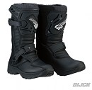 MOOSE Kids MX Boots Black Size 30.5