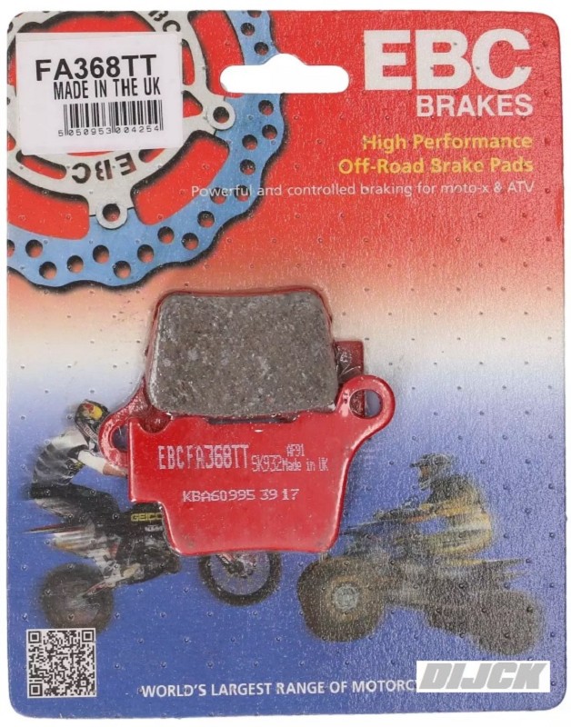 Ebc Brake Pads Sintered Fa368tt Van Dijck