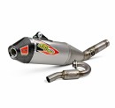 PRO CIRCUIT Ti-6 System with removable Spark Arrestor KXF250 21-24 + Carbon End Cap