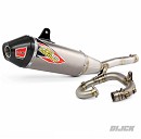 PRO CIRCUIT Ti-6 Titanium System Carbon End Cap YZF450 18-19