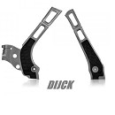 ACERBIS X-Grip Frameguard + Grip  YZ125/250 05-26 SILVER/BLACK