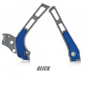ACERBIS X-Grip Frameguard + Grip  YZ125/250 05-26 SILVER/BLUE