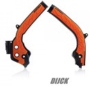 ACERBIS X-Grip Frameguard + Grip KTM SX125 16-18 / SX250 17-18 / SXF250/350/450 16-18 / EXC-F 125/500 17-19 / HVA TC125 17-18 / TC250 17-18 / FC250/350/450 16-18 / TE/FE 125-501 17-19 BLACK/ORANGE