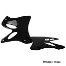 POLISPORT Radiator Scoops YZ125/250 96-01 BLACK