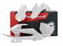 POLISPORT Plastic Kit WHITE SX65 16-22 / MC65 21-22
- Front Fender White
- Rear Fender + Side Panels White
- Radiator Scoops White
- Front Number Plate White