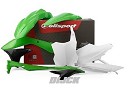 POLISPORT Plastic Kit KXF450 16-18 OEM
- Front Fender Green
- Rear Fender Green
- Radiator Scoops Green/Black
- Front Number Plate White
- Side Panles White