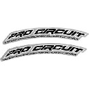 PRO CIRCUIT Decals Frontfender Black