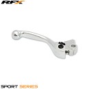 RFX Race Brake Lever YZ65 18-25 / YZ80/85 01-25 / YZ125/250 01-07 / YZF250/450 01-06 / WRF250/450 01-06 / KX65 00-25 / KX80/85 00-13 / KX125 00-08 / KX250 00-08 / KXF250 04-12 / KXF450 04-12 / RM85 05-17 / RM125 05-08 / RM250 05-08 / RMZ250 05-24 / RMZ450 05-25 SILVER