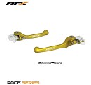 RFX Race Forged Flexible Lever Set KX65/85/100 00-20 / KX125/250 00-08 / RMZ250 07-20 / RMZ450 05-20 YELLOW